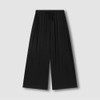 JAJU [JAJU/자주] 여 컴피 8부 큐롯 라운지 팬츠_블랙 [JAJU] Women's