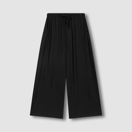 JAJU [JAJU/자주] 여 컴피 8부 큐롯 라운지 팬츠_블랙 [JAJU] Women's Comfy 8-Part Culotte Lounge Pants_Black
