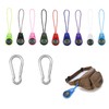 Pack of 9 Children's Compass, Multi Colour Mini Survival Compass,