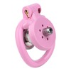 Men's Flat Negative Breathable Resin Cage with 1 Metal Conduit