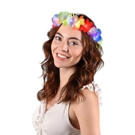 Set of 12 Rainbow LED Value Flower Crown Headbands