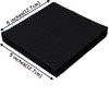 Nodsaw Solid Black Charm Pack, 84 5-inch Cotton Fabric Squares