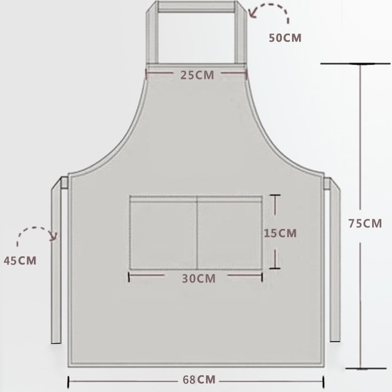 trabag Pack of 2 BBQ Aprons for Men with Pockets,