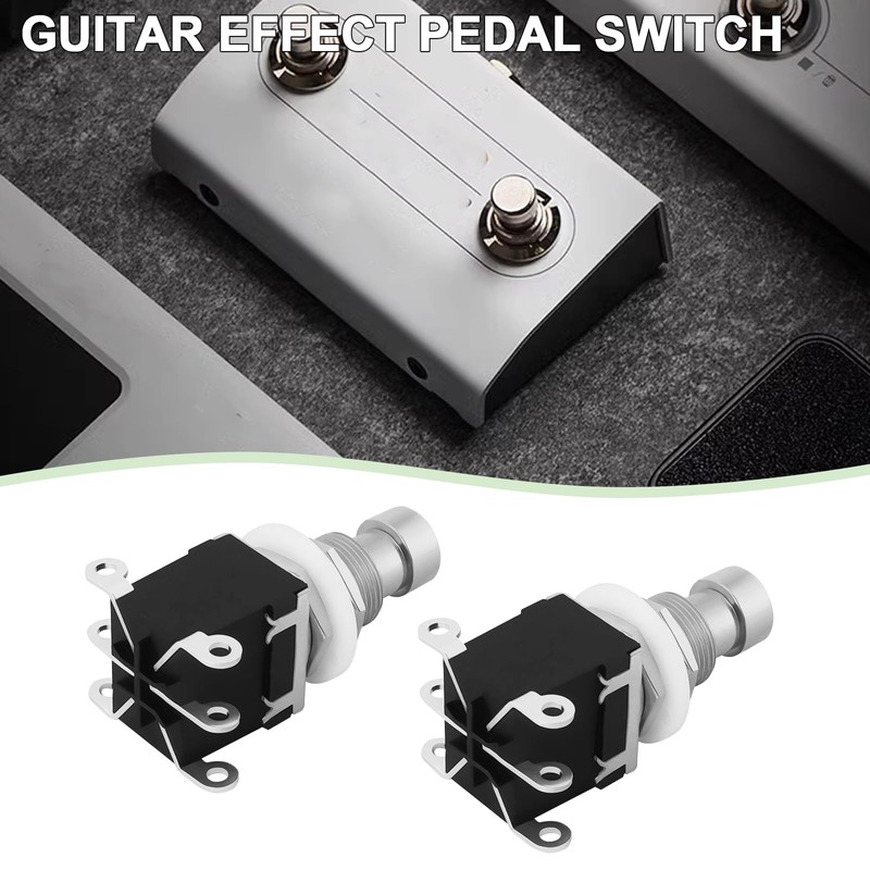 Create idea 2 Pieces Electric Guitar Effect Pedal Switch Bypass