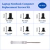 BRECAVE Laptop Screws Kit Black Laptop Notebook Computer Replacement Screws