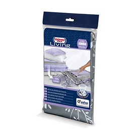 Domopak Living S2 Jumbo Vacuum Bag 2PZ Vacuum, Plastic, Grey