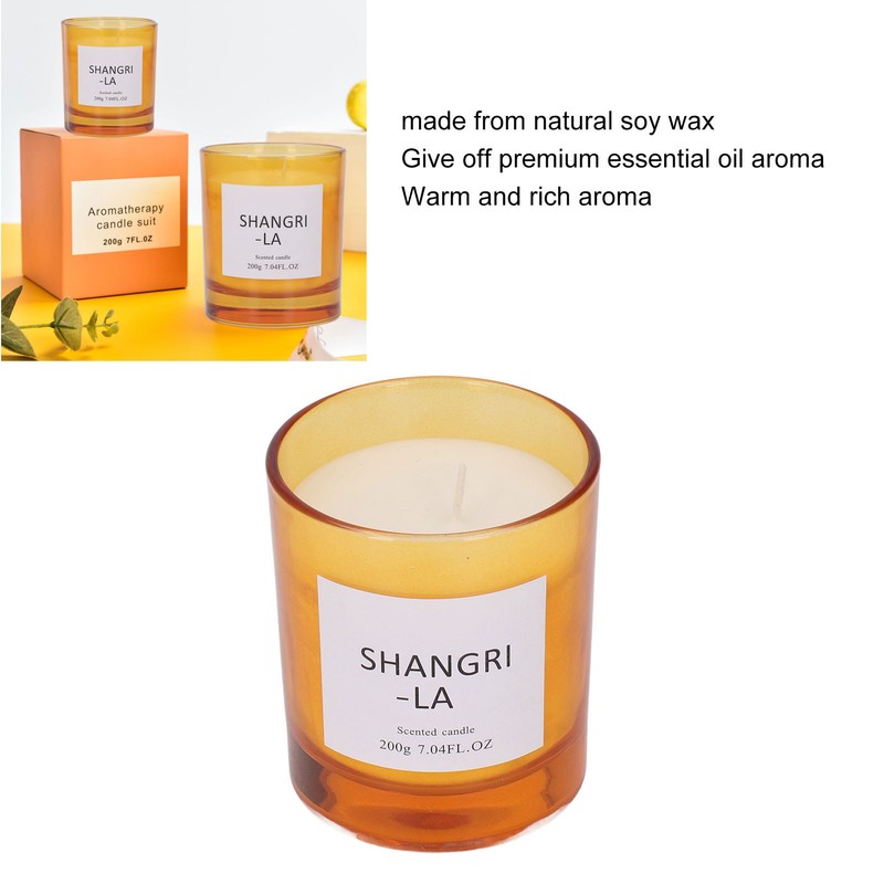 Scented Candle Large Smokeless Natural Soy Wax Warm Rich Fragrance