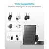 ZUMIMALL 3W Solar Panel for Outdoor Camera Wireless Camera,X2/X1/F5, IP66