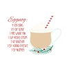 CafePress Eggnog Recipe Rectangle Car Bumper Magnet