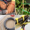 TORMEN 8 Inch Cable Ties, 18lbs Nylon Wire Zip Tie,Adjustable