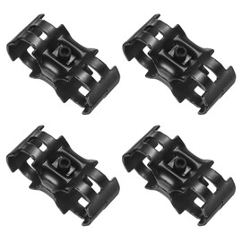 M METERXITY 4-Pack Structural Pipe Connector, Parallel Pipe Clamps Steel Pipe Connector for OD 1.1" or 28MM Pipe, Conduit Connectors with Screws