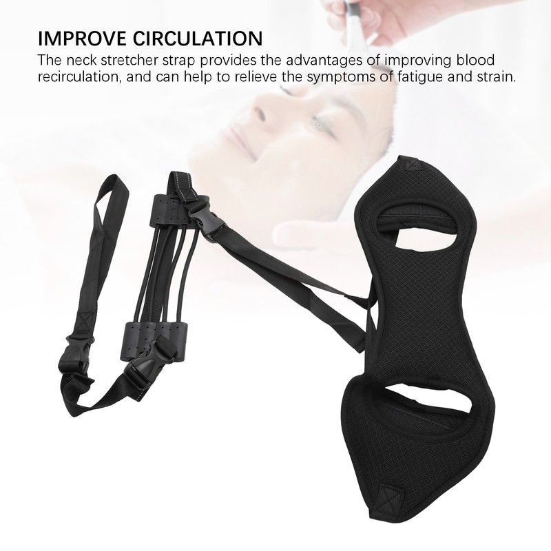 Neck Stretcher Strap Portable Neck Cervical Traction Device Shoulder Relax