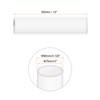 Rebower 12" Clear Plastic Rigid Pipe 76mm x 80mm(3" x