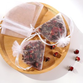 50Pcs White Mini Sheer Organza Gift Bags, 2x3 Breathable Storage Bag with Drawstring, Mesh Bags for Wedding Favor Party Pouch, Gift Wrapping Supplies,Stationery and Gift Wrapping Supplies,Wrap Bags