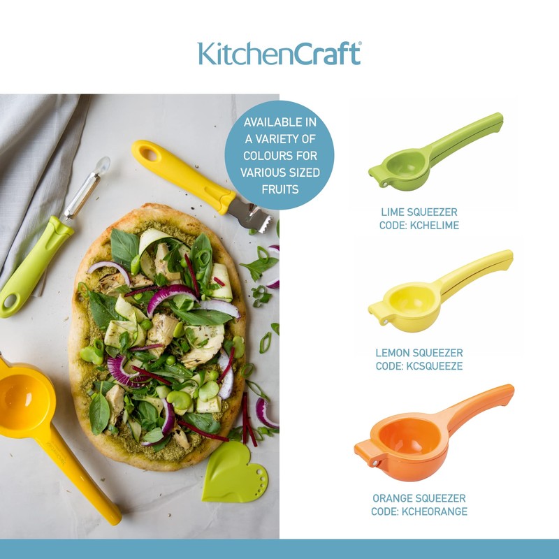 KitchenCraft Lemon Squeezer, Handheld Lemon Juicer, 22 x 7.5 x
