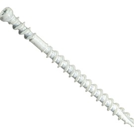 Hard-to-Find Fastener 014973139223 Composite Trim Screws, 8 x 2-1/2-Inch, 139-Piece,White