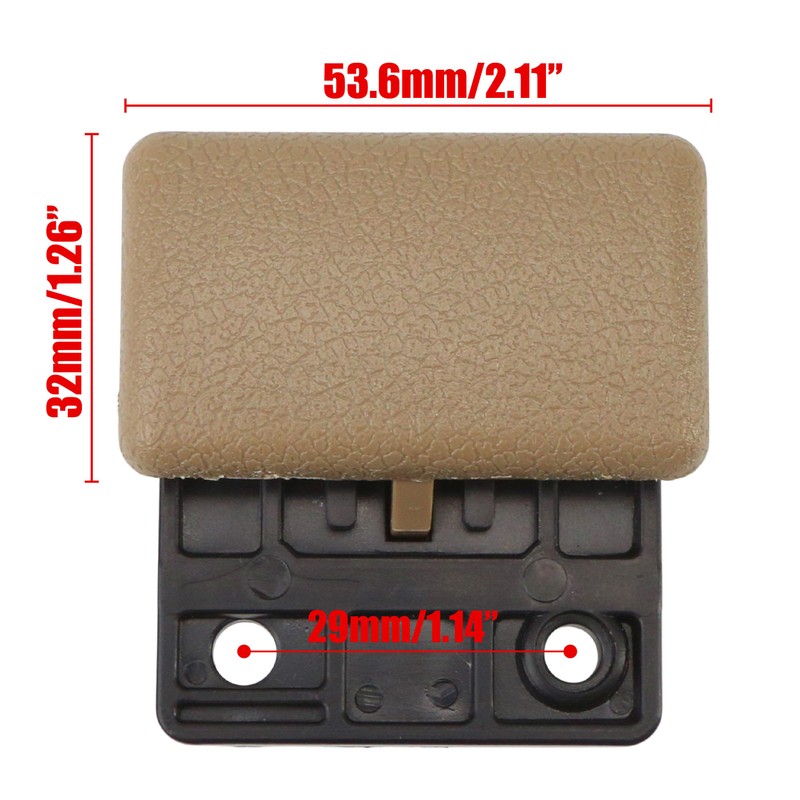 Car Styling Glove Box Button Switch Toolbox Lock Handle Clip
