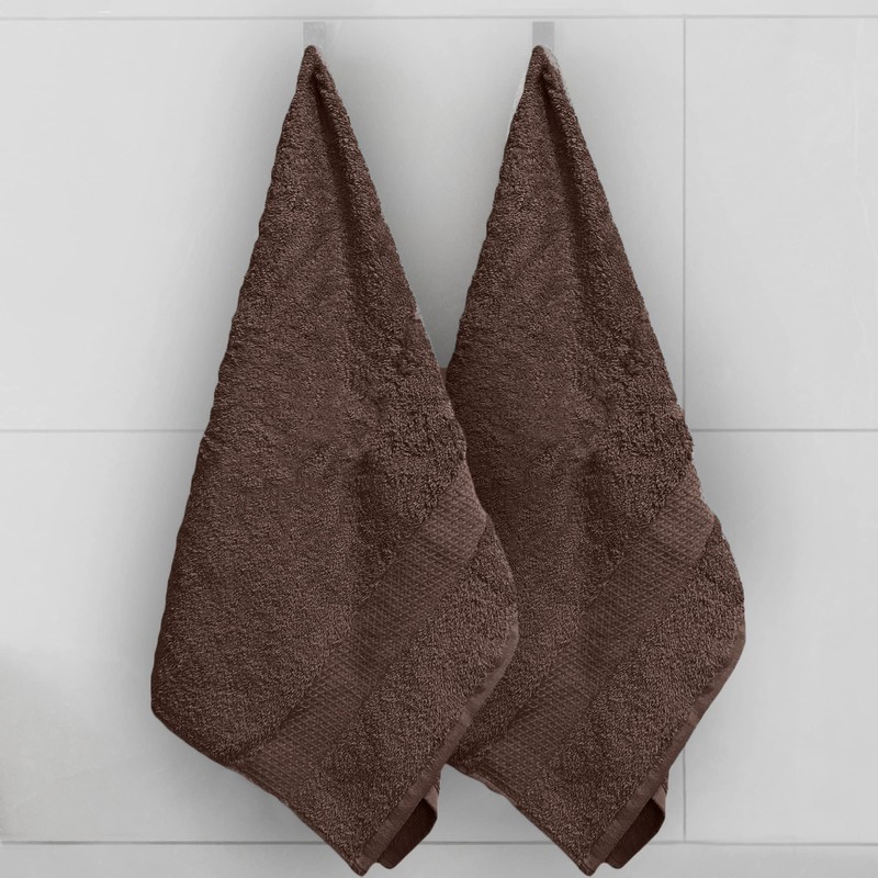 Towelogy® 2 Piece Set - Hand Towels for Bathroom 100%