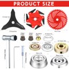 Threlaco 6 Steel Teeth Razor Trimmer Head and 3 Teeth
