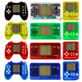 Teirdth 12Pcs Video Game Party Favors, Mini Game Keychain Arcade Party Favors for Kids,Birthday Supplies Gaming Classroom Prizes for Boys and Girls