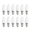 10pcs E12 LED Bulb 1.5W Warm White Lamp for Chandelier