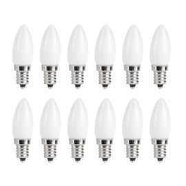 10pcs E12 LED Bulb 1.5W Warm White Lamp for Chandelier Ceiling Light Wall Lamp Home Lighting AC