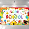 Mocsicka Back to School Backdrop Banner First Day of School
