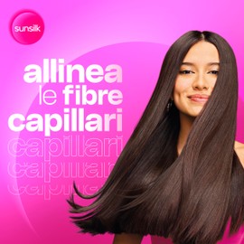 Sunsilk, Balsamo Liscio Perfetto, Balsamo Lisciante Anticrespo per Capelli Lisci e Disciplinati, Formula Arricchita con 6% Liss-Align Complex, Biotina, Olio di Argan e Vitamina C, 200 ml