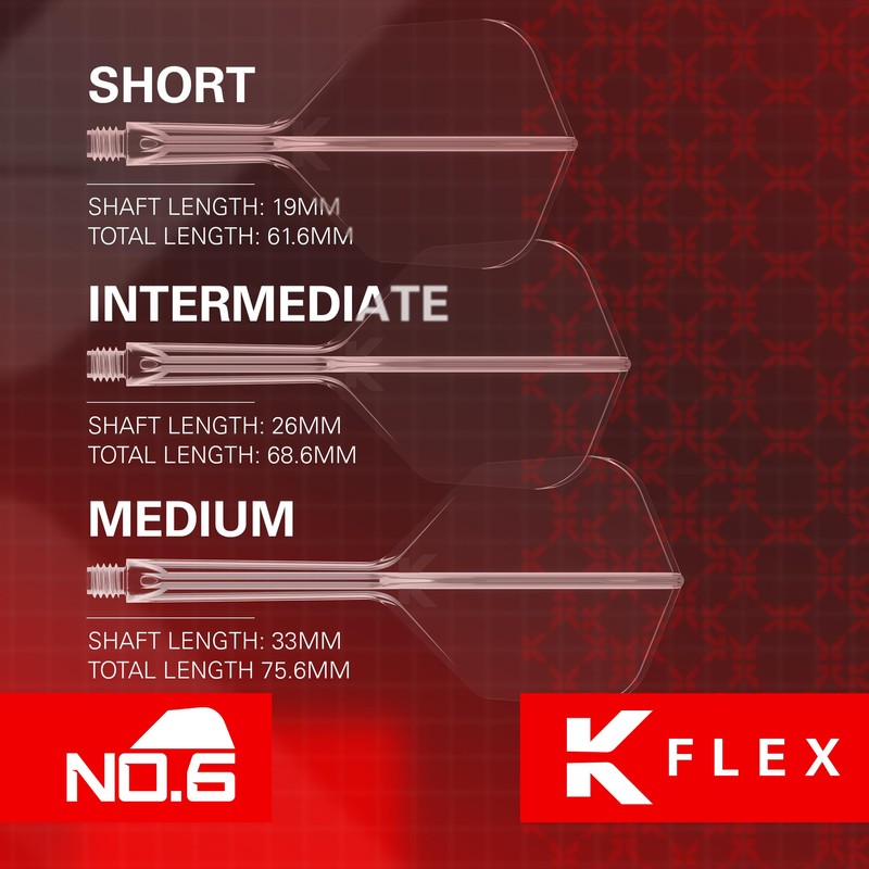 TARGET K-FLEX SHAPE/NO6 1.0 inches (26 mm) INTERMEDIATE CLEAR POLISHED