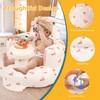 Inflatable Floor Baby Seat with Tray, Comfortable Sit Me Up