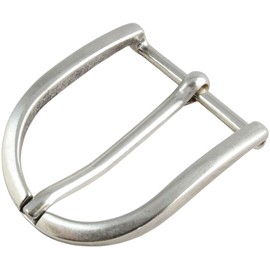 BELTINGER Belt Buckle Round 3.0 cm | Buckle Clasp Belt Buckle 30 mm Solid | Pin Buckle | Interchangeable Belt up to 3.0 cm, Antique silver