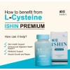 Suplemento alimenticio ISHIN Glutatión Premium Glutatión Plus, 60 cápsulas