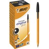 Bic Orange Fine Ballpoint Pens, Fine Point (0.8 mm), Black