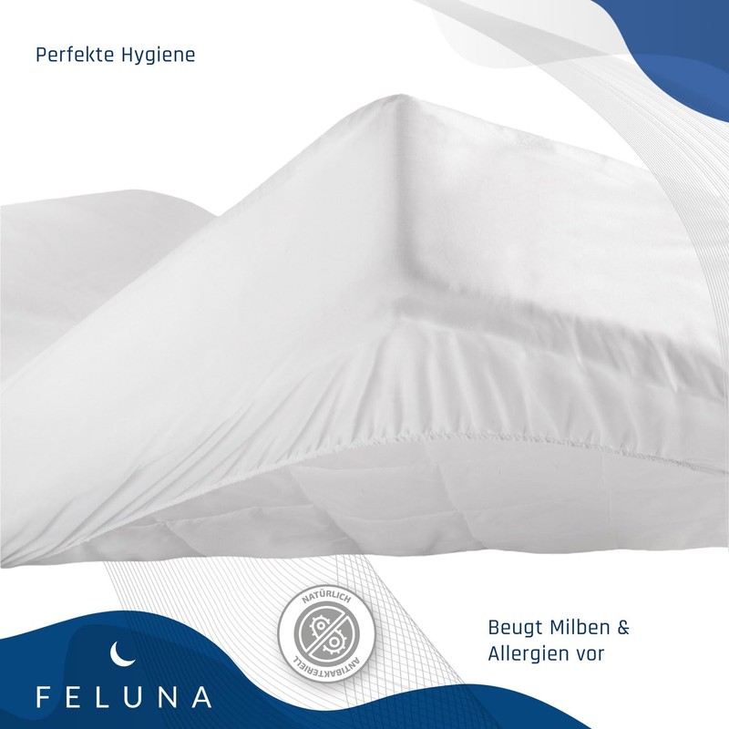 Feluna Flannelette Bed Liner Waterproof Molton Mattress Protector Waterproof Mattress