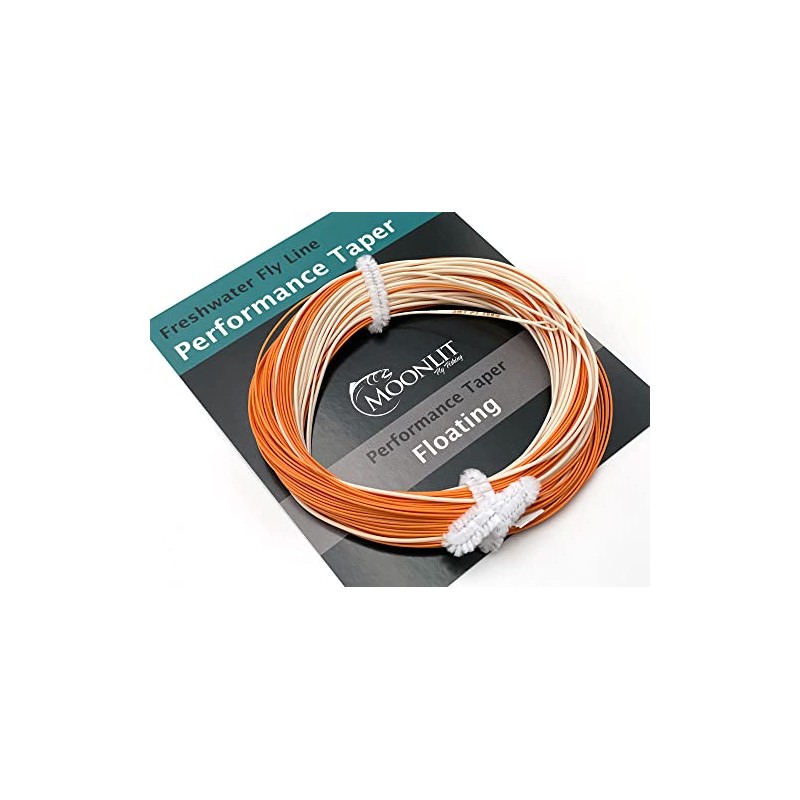 Moonlit Performance WF Taper Floating Fly Line (Peach & Orange,