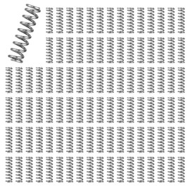 XINGQUAN 304 Compression Spring 100 PCS Small Wire Spring Compression 3mm OD,0.5mm Wire Size,Stainless Steel Compression Springs Set for Toy Equipment Tools（Grey-Black）