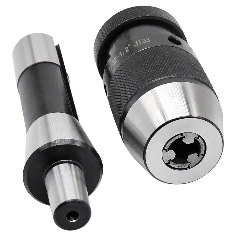 Earl Diamond Super Heavy Duty 1/32"-1/2" Drill Chuck with R8