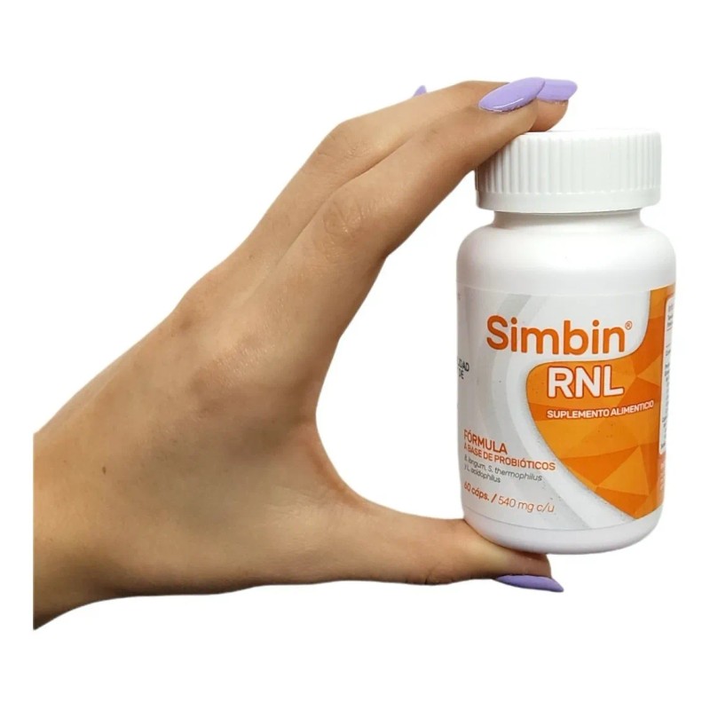 120 Cápsulas De Simbin Rnl Sabor N/a