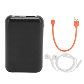 Voice Recorder MP3 DSP Noise Reduction 512 to 3072Kbps Voice Activated 5000mAh Battery Digital Recorder with Earphone 64GB Memory