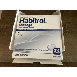 DENTED Habitrol Nicotine Lozenge 1mg MINT Flavor Lozenges 216 Pieces Sugar Free