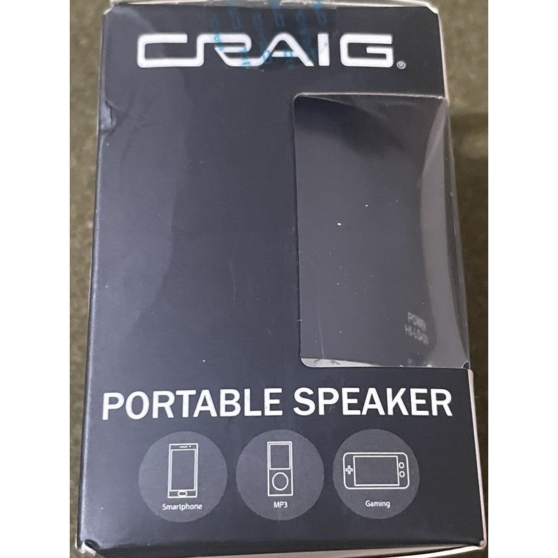 Craig Lot of 4 Craig Portable Computer Speakers USB Wired