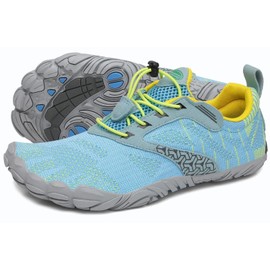 SAGUARO Scarpe Barefoot Minimaliste Uomo Donna Scarpe Multisport per Corsa/Allenamento/Trekking/Trail Running/Palestra - Morbido Comode e Leggere, Blu Artico, 39 EU