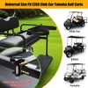 LEAPGOMAX No Drilling Golf Cart Bag Holder Bracket for 2+2