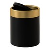 JILLICK Mini Trash Can with Lid, Metal Small Tiny Mini