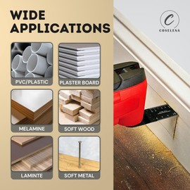 Coselena 10-Piece Multi Tool Blades Set – Heavy-Duty Oscillating Saw Blades for Wood, Plastic, and Soft Metal – Universal Fit for Precision Cutting with Most Oscillating Hand Tools