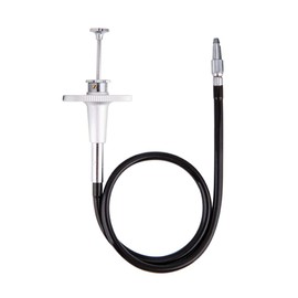 JJC TCR-40 High Quality Mechanical Locking Camera Shutter Release Cable with Bulk Lock for Camera Accepts Standard Mechanical Cable Release (Length: 40cm/15.7") (TCR-40S (Silver))