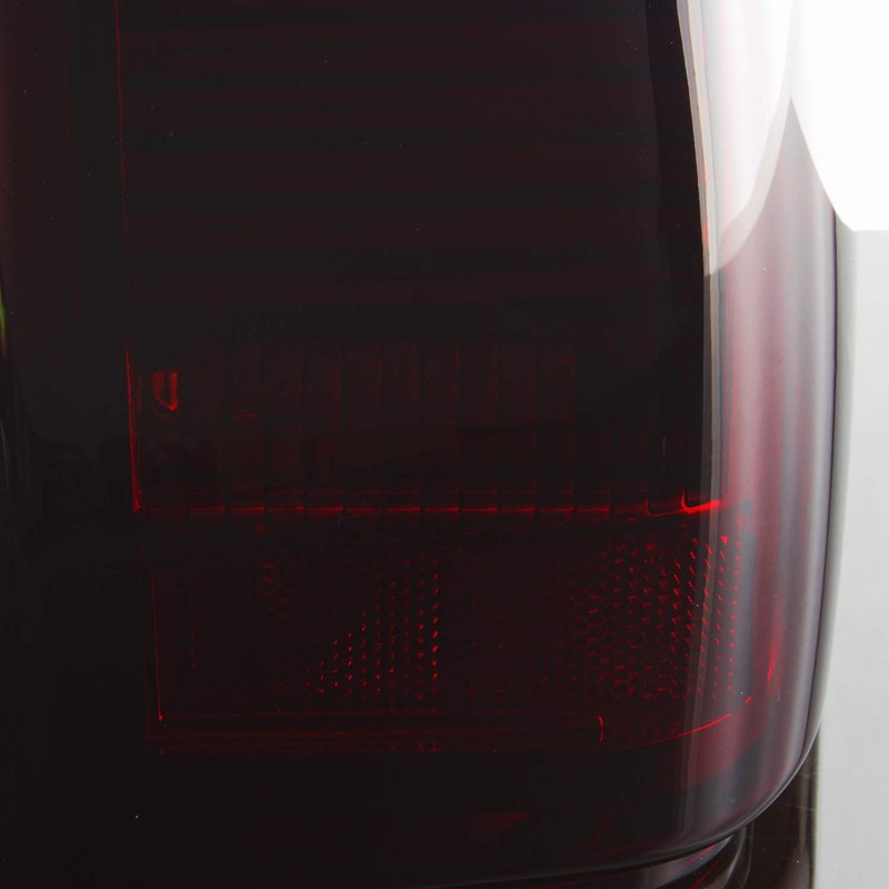 For 1987-1993 Mustang GT LX SVT Cobra Red Smoked Full