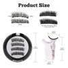 1 Pair Magnetic-Eyelashes Natural Look without Glue Needed Reusable Eye