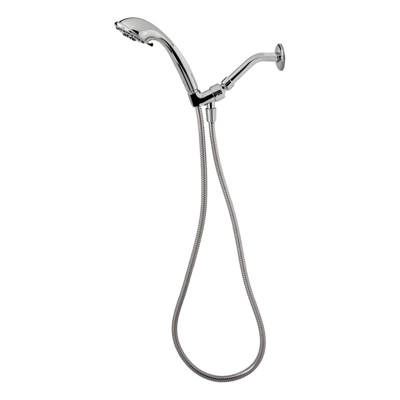 Aqua Vista 3.5-in. Polished Handheld Shower Head with 3 Spray