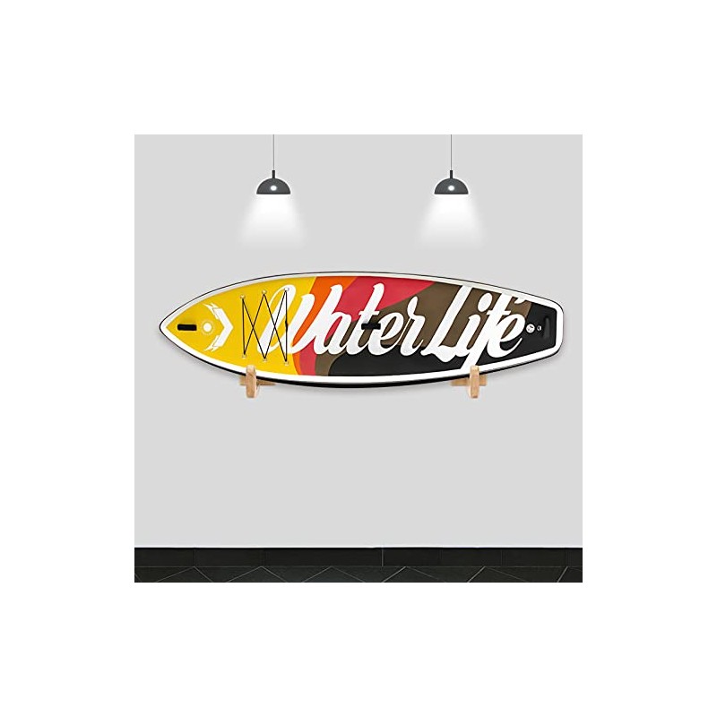 TWO STONES Wall-Mounted Surfboard Rack - Versatile Storage Solution